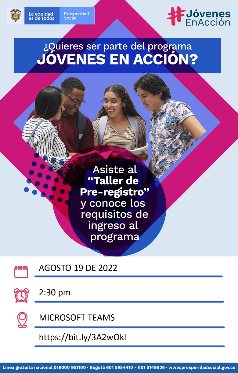 Â¿Quieres ser parte del Programa Jóvenes en Acción?