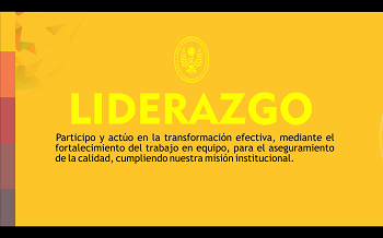 Conoce nuestros valores institucionales: Liderazgo