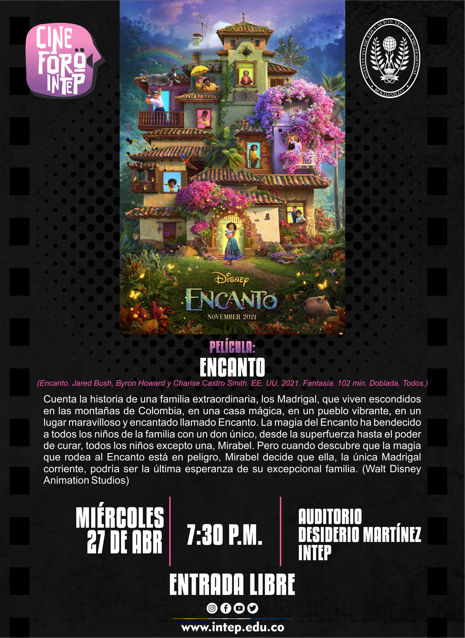 CINE FORO INTEP: Película Encanto