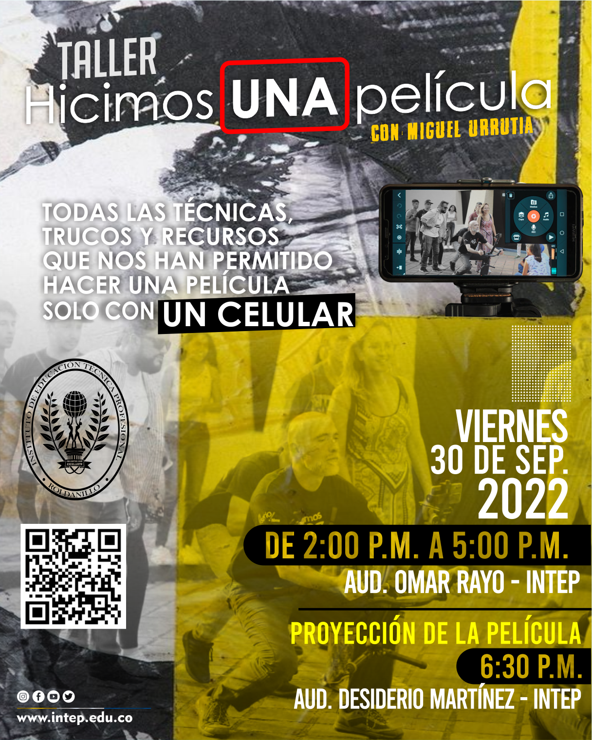 Taller Hicimos una película con Miguel Urrutia