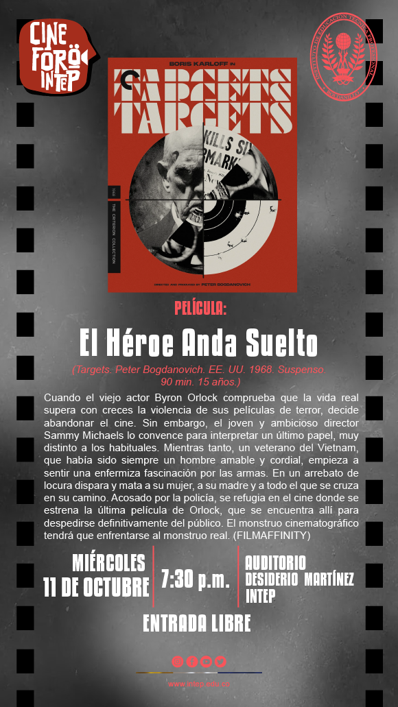 CINE FORO INTEP   Película: El Héroe Anda Suelto