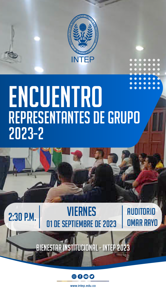 Invitación Representantes de grupo 2023-2