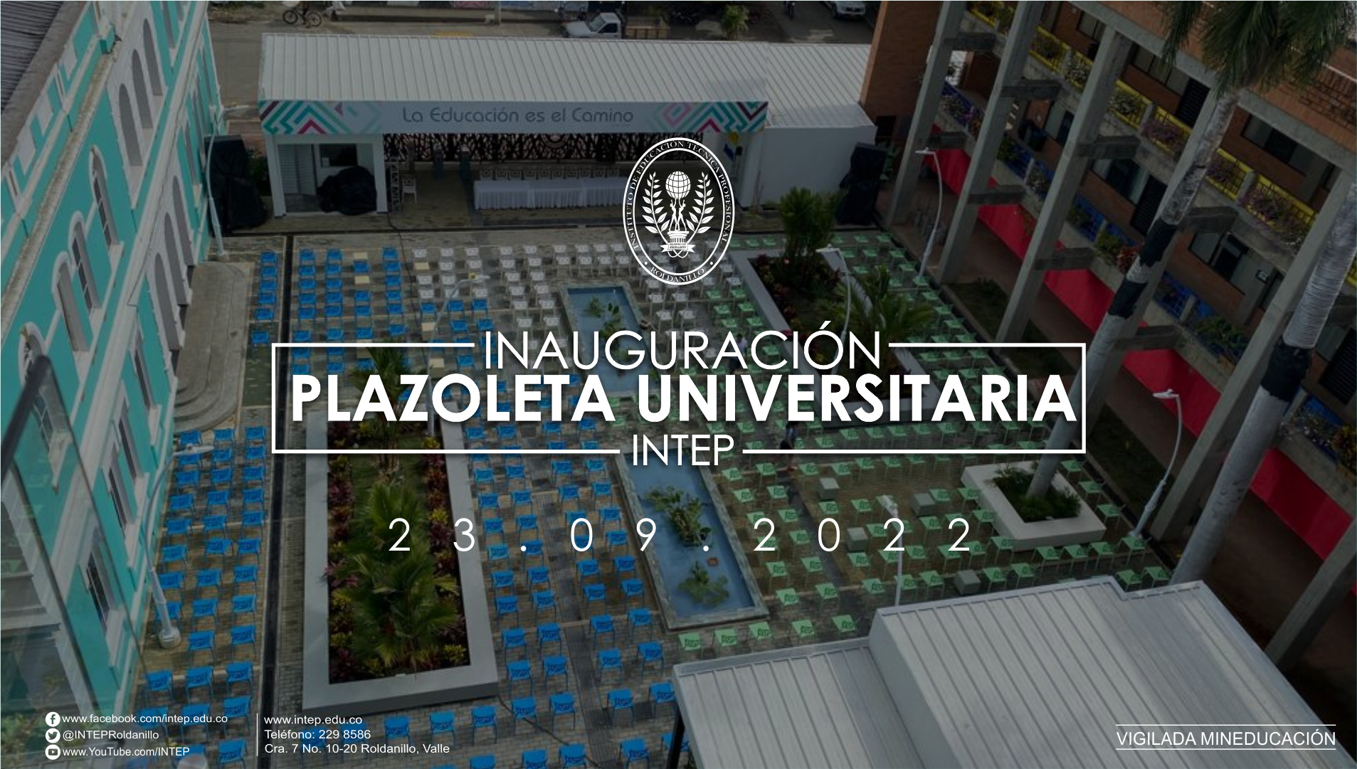 Inauguración Plazoleta  INTEP