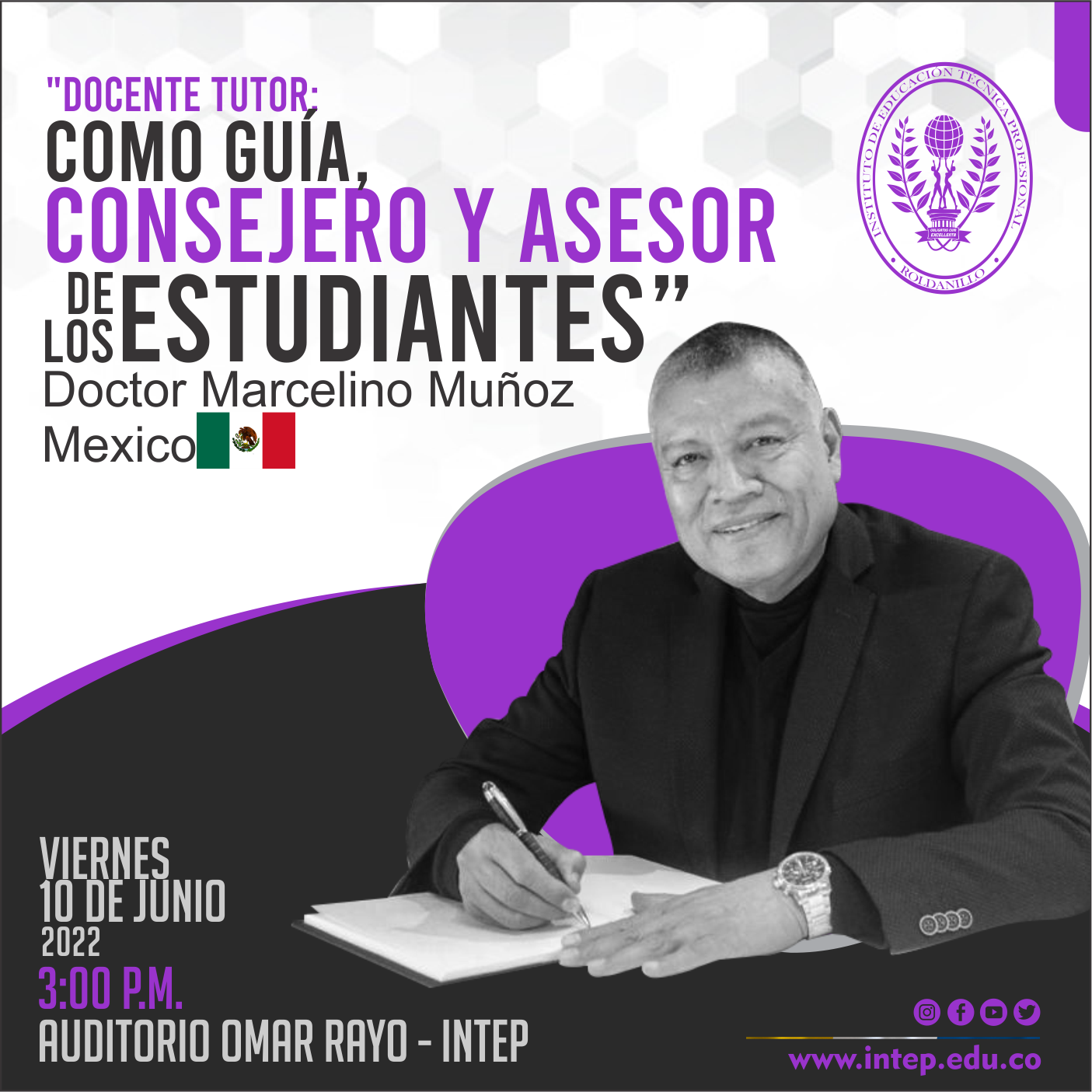 Conferencia â€œDocente Tutor: Como Guía, Consejero y Asesor de los estudiantesâ€