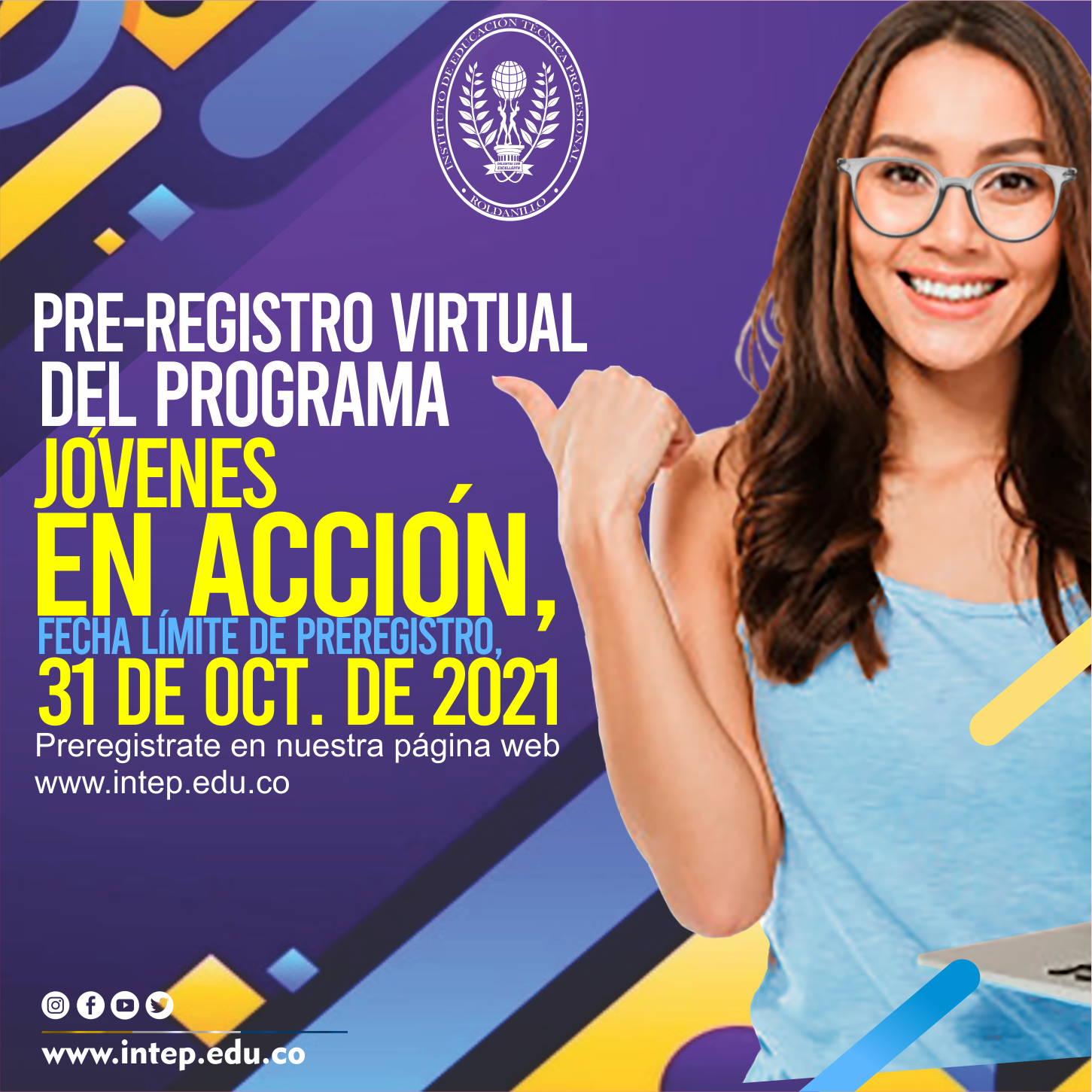 Pre-registro virtual - Programa Jóvenes en Acción