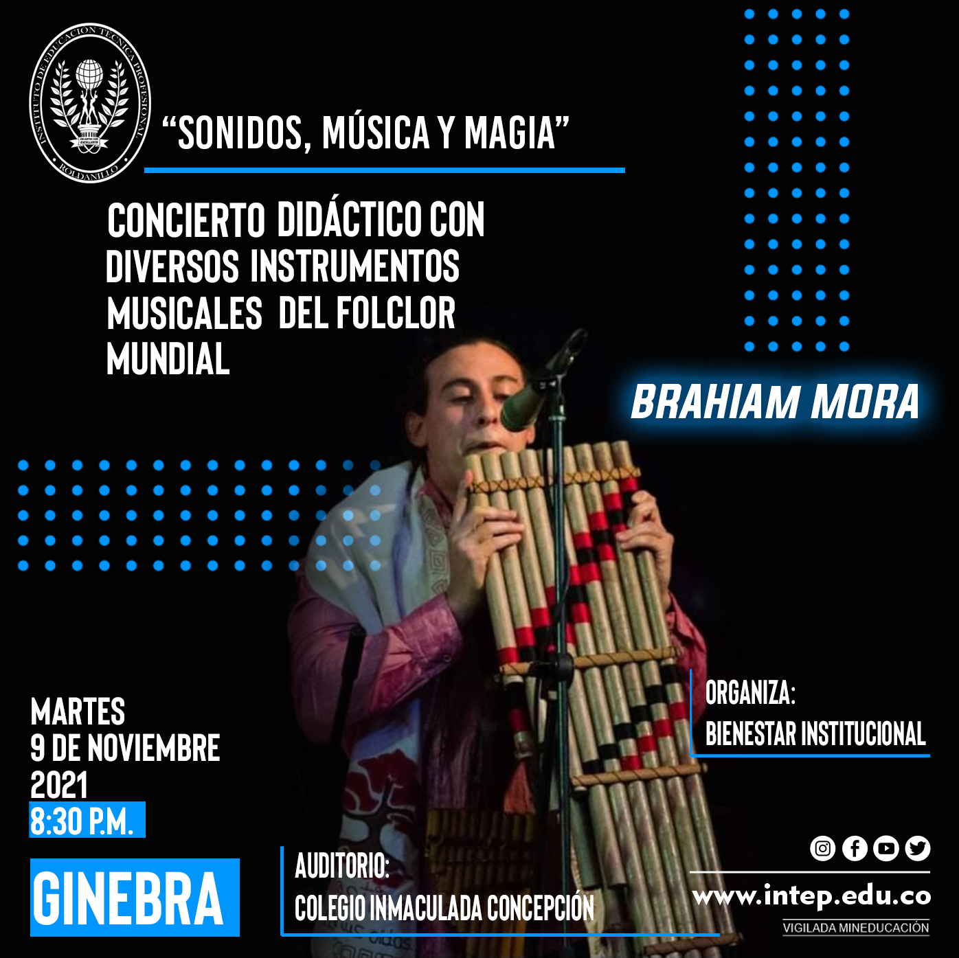 Continúa la gira de conciertos musicales, Nos veremos este martes en Ginebra.