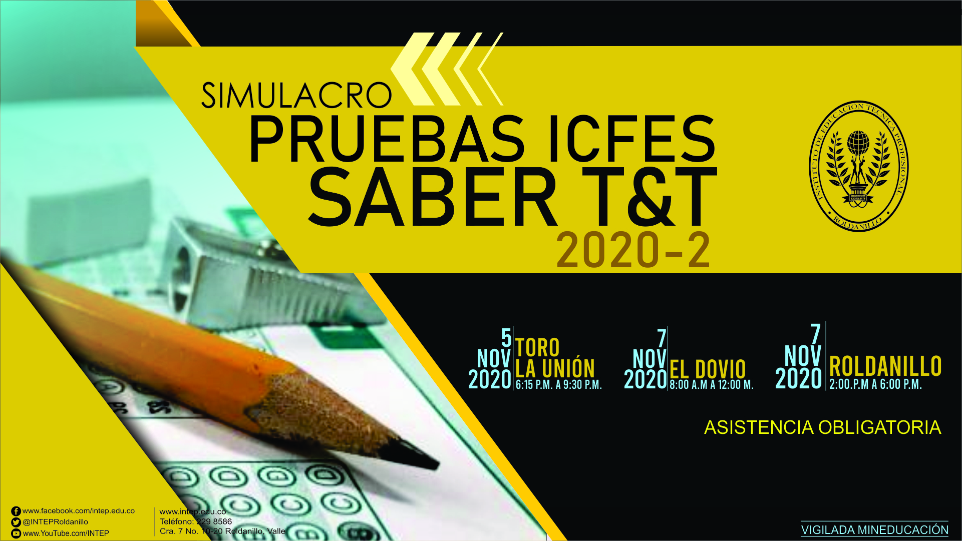 Simulacro Pruebas ICFES SABER TyT 2020-2