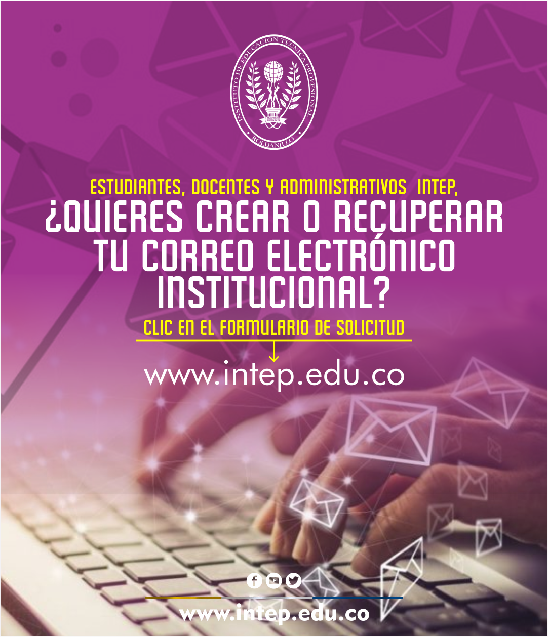 Crea o recupera tu Correo Electrónico Institucional