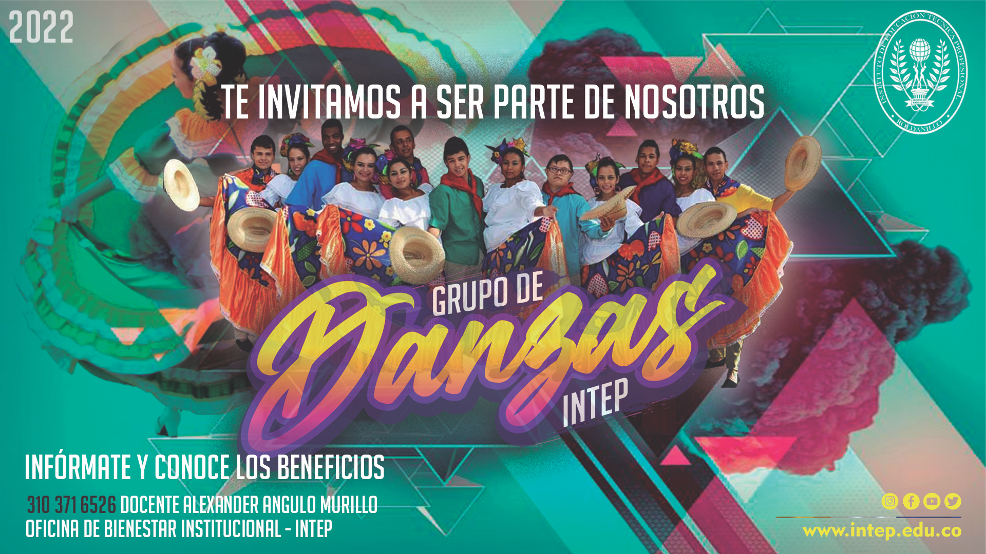 Te invitamos a formar parte del Grupo de Danzas INTEP