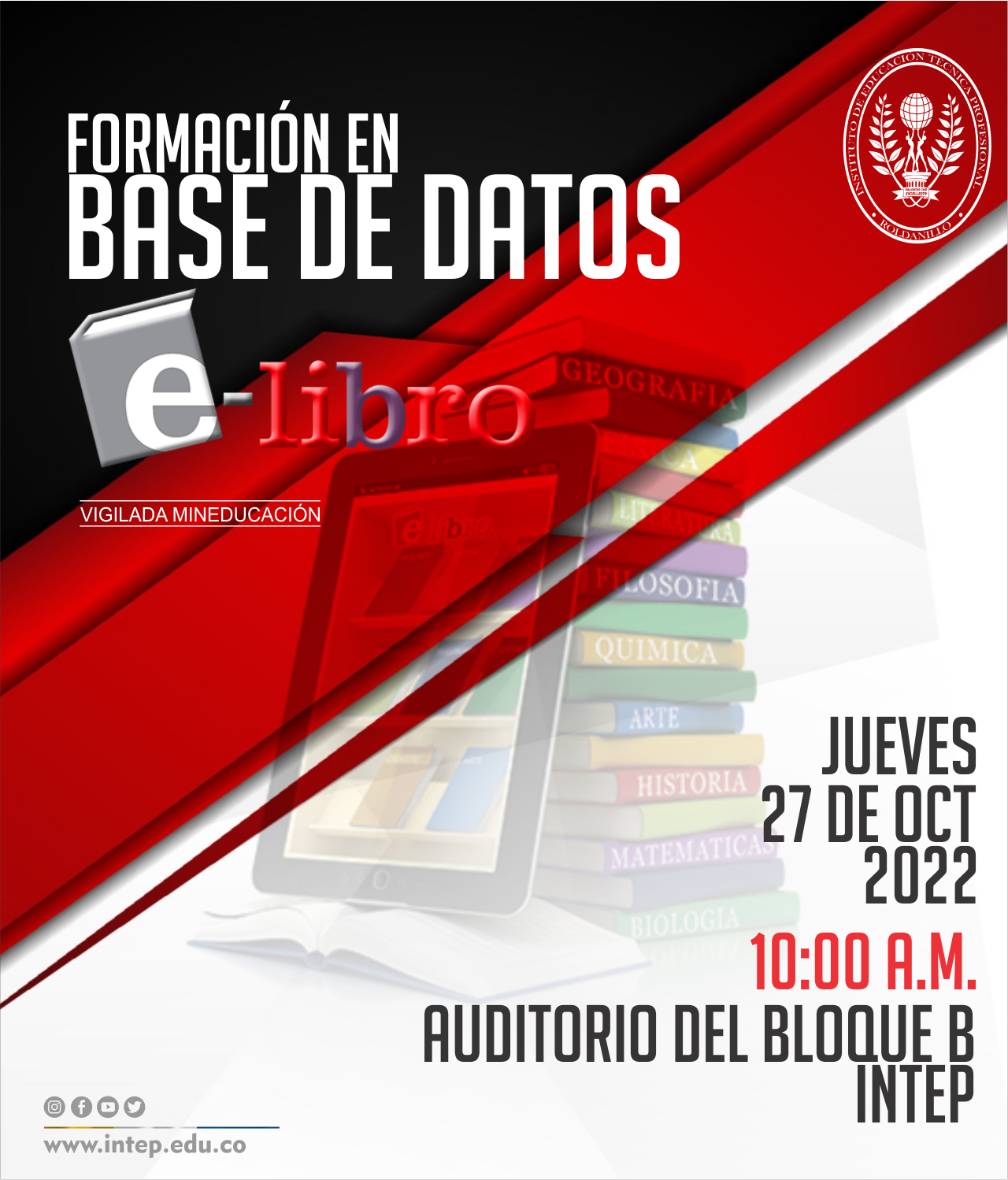 Formación en base de datos e-Libro