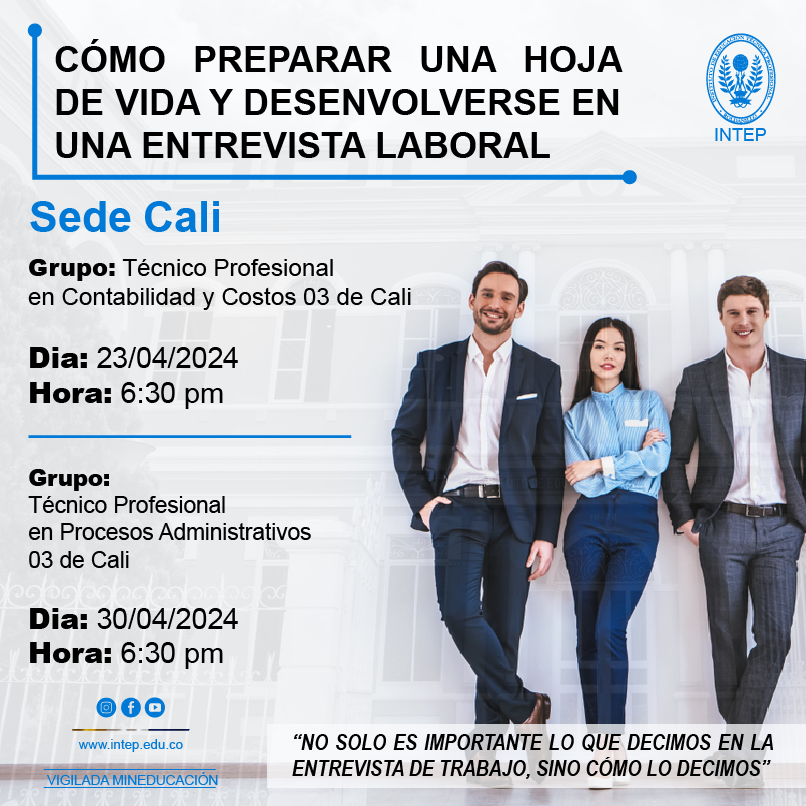 Potencia tu hoja de Vida y Prepárate para una entrevista laboral