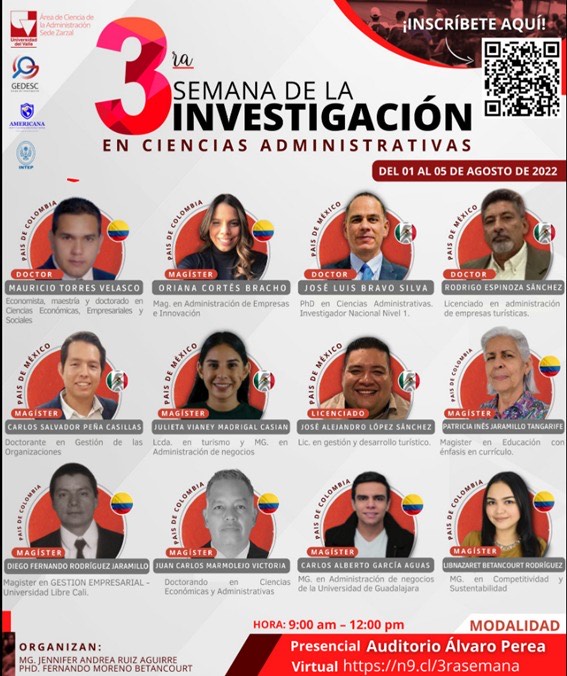 3ra semana de la Investigación en Ciencias Administrativas 