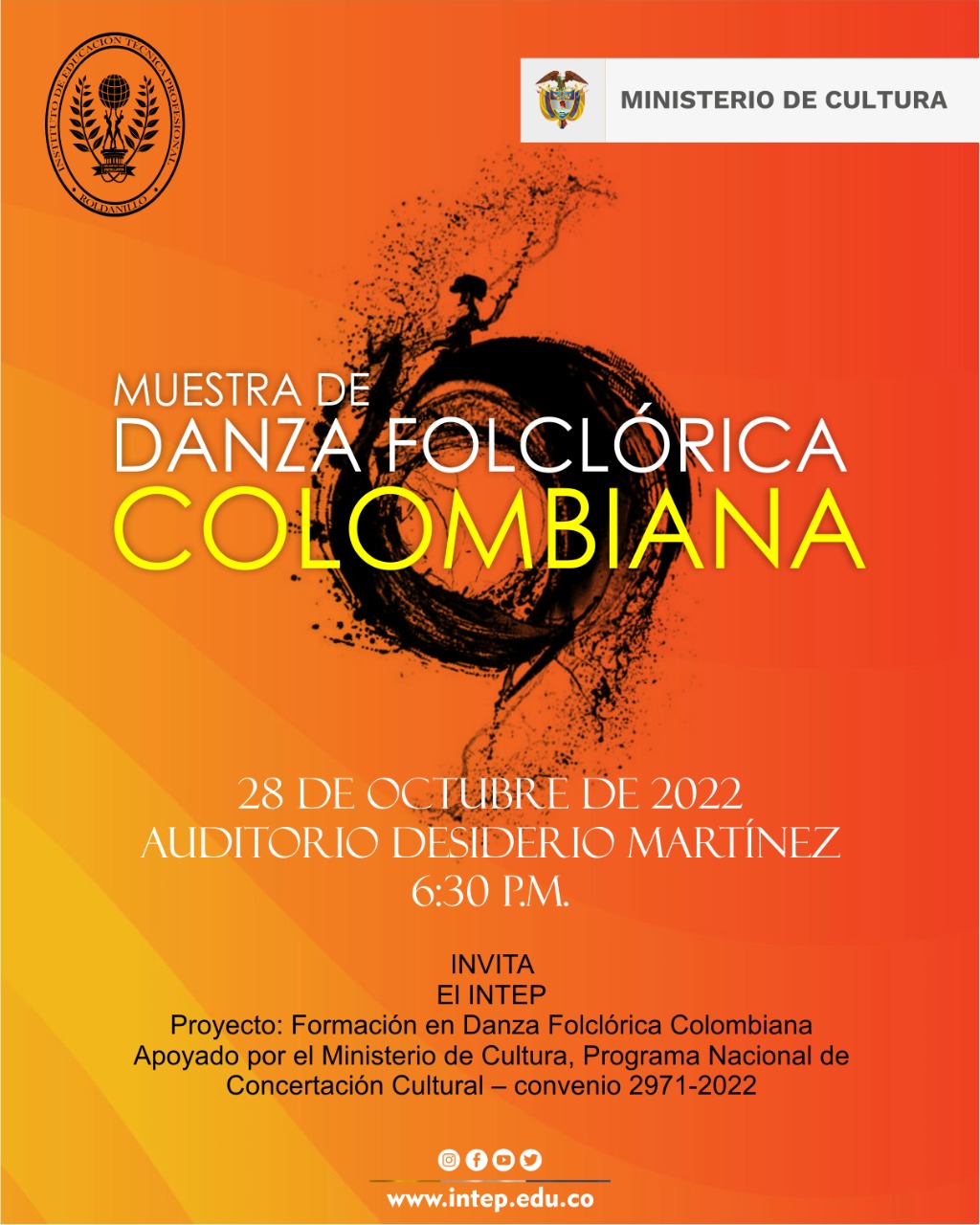 Muestra Danza Folclórica Colombiana