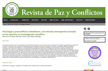 ARTICULO:Psicología y posconflicto colombiano, una mirada retrospectiva.