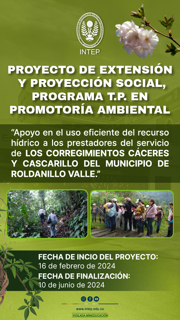 Entérate del Proyecto de Extensión y Proyección Social