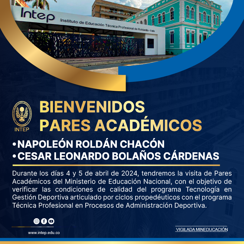 Bienvenidos Pares Académicos