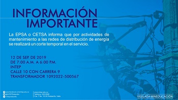 Información corte temporal de energía y actividad jornada laboral