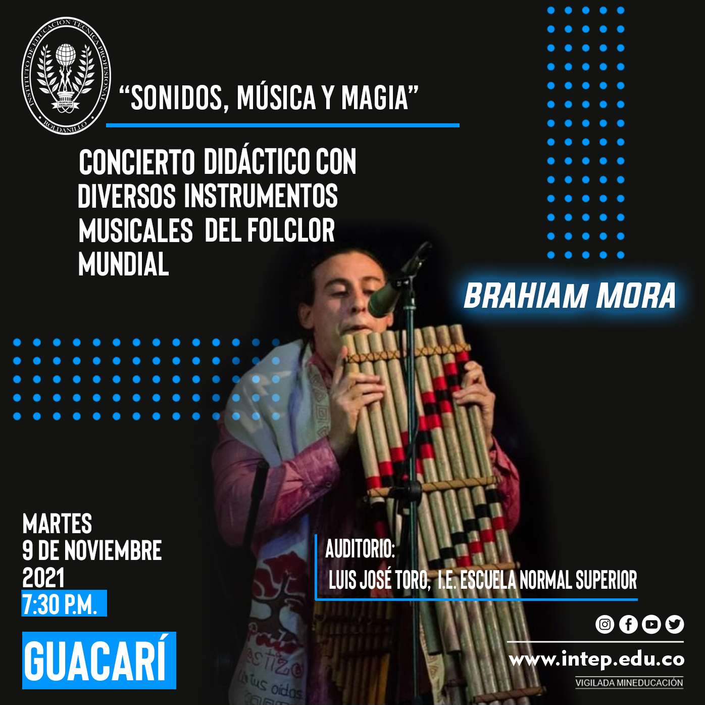 Continua la gira de conciertos musicales, Nos veremos en Guacarí.