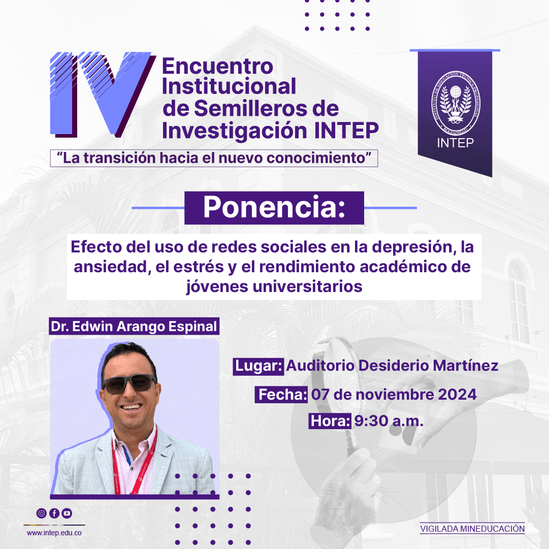  IV encuentro Institucional de Semilleros de Investigación INTEP 2024 