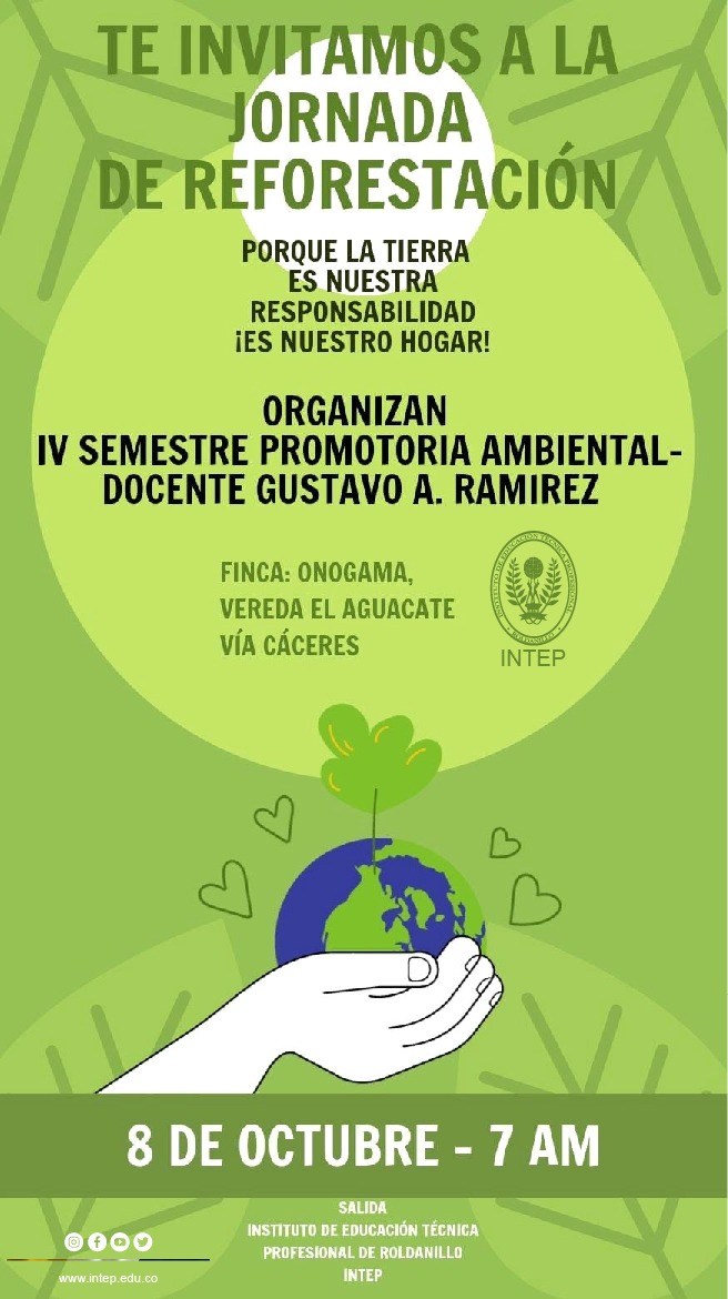  Invitados a la Jornada de Reforestación