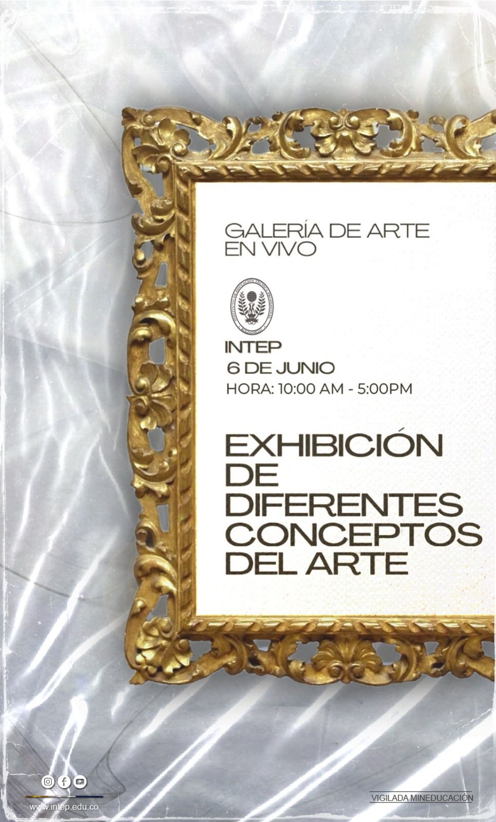 Todos invitados a la Galería de Arte en Vivo.