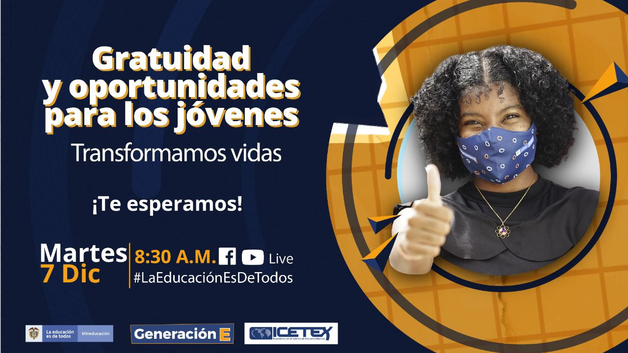 Invitación evento Gratuidad en la Educación Superior - Generación E