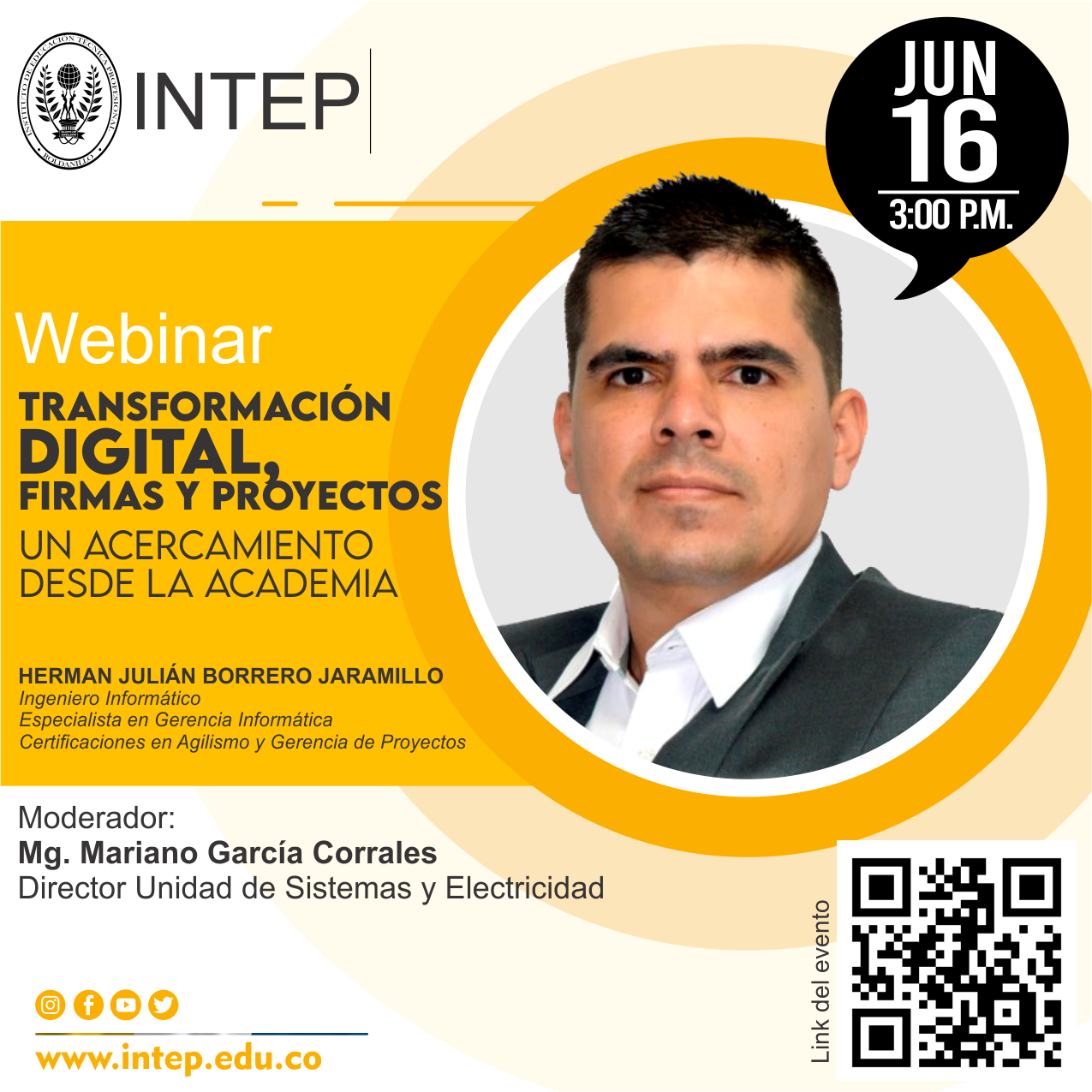 Webinar: Transformación Digital, Firmas y Proyectos. Un acercamiento desde la Academia