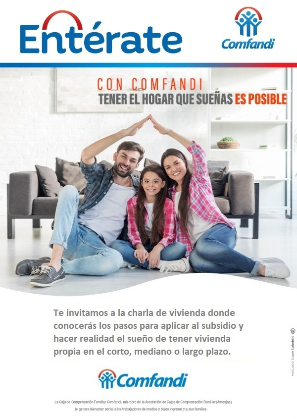 Beneficios Comfandi - Charla cómo iniciar tu sueño de tener vivienda propia