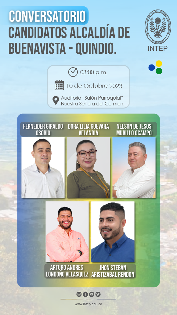 Conversatorio Candidatos Alcaldía de Buenavista Quindio.