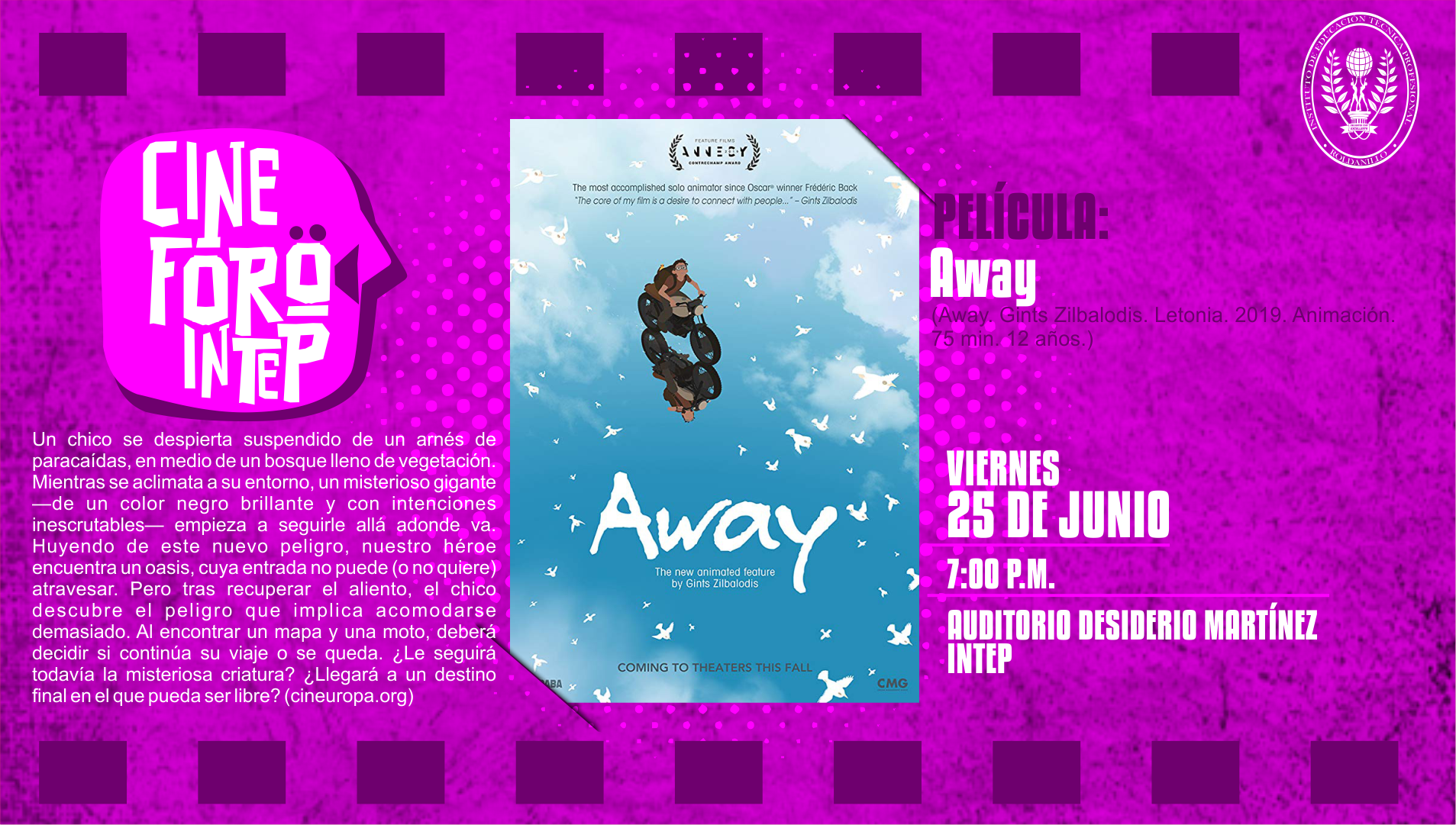 Cine Foro: Película Away