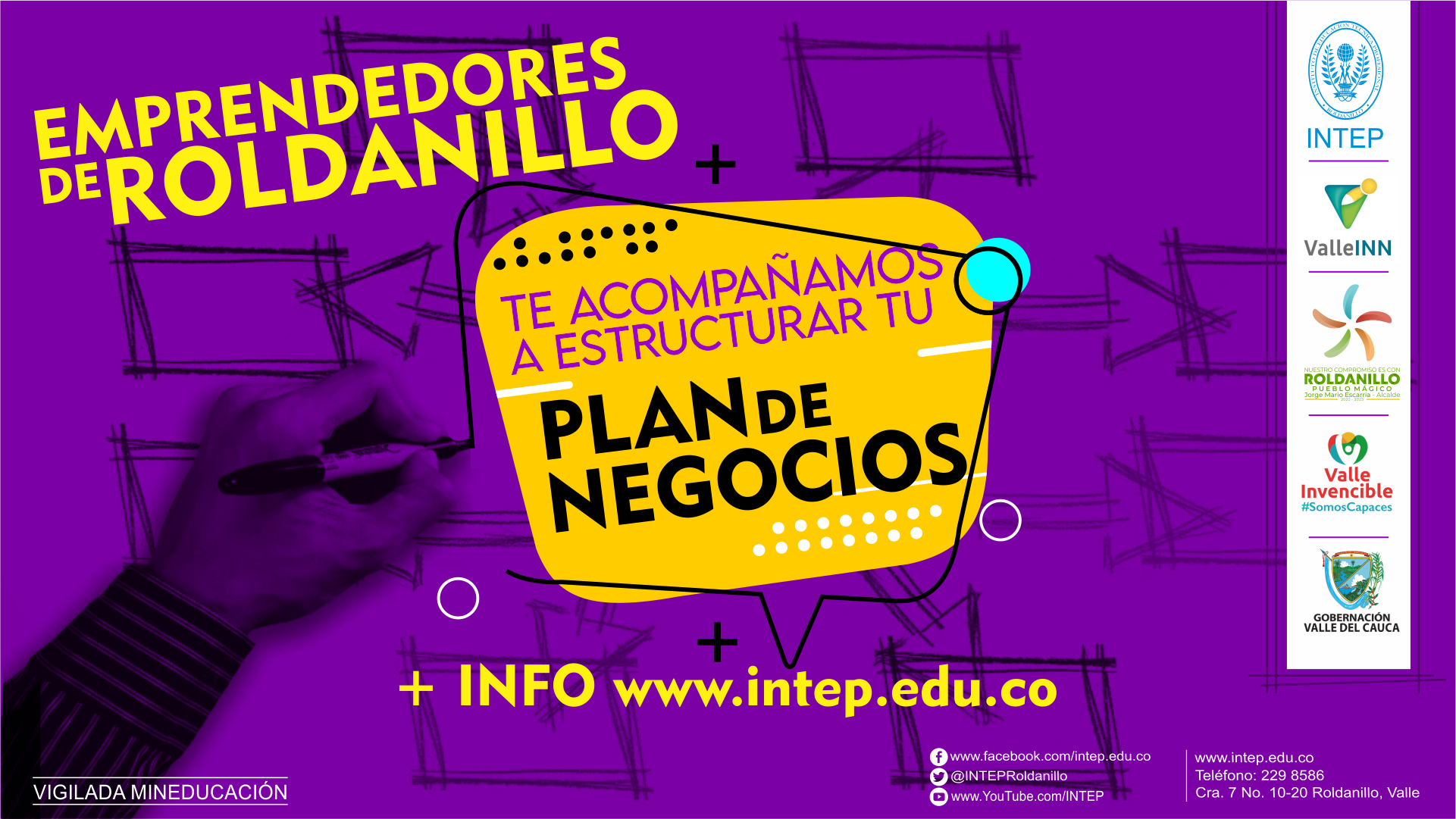 TALLERES DE ESTRUCTURACIÓN DEL PLAN DE NEGOCIOS PARA EMPRENDEDORES ROLDANILLO