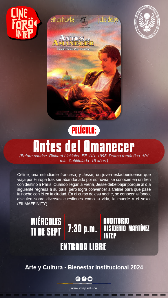 CINE FORO INTEP  Película: Antes del Amanecer