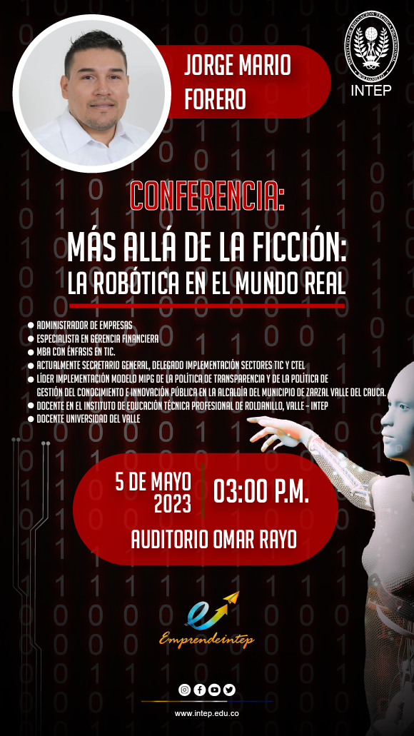 Evento: MAS ALLÁ DE LA FICCIÓN: La Robótica en el Mundo Real