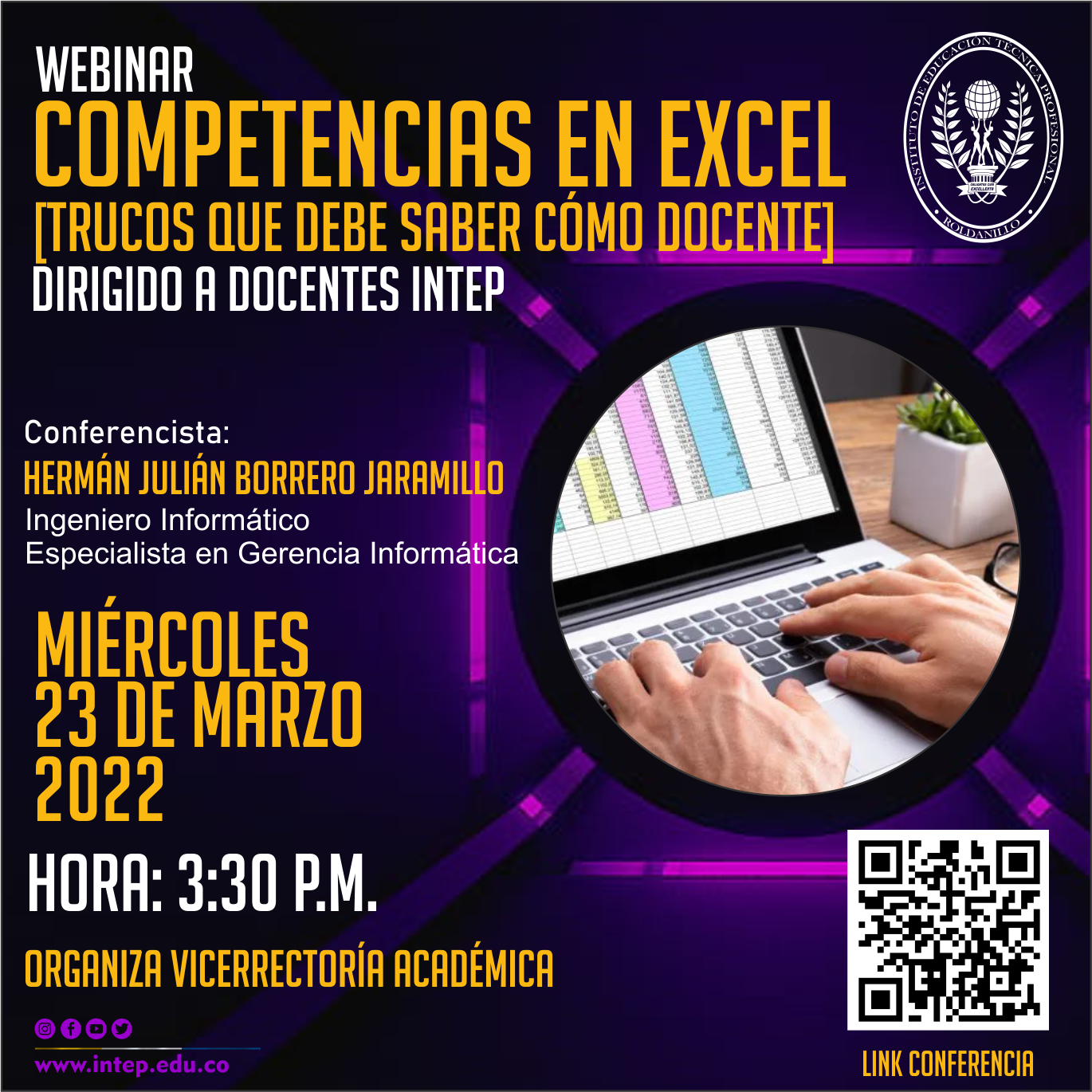 Capacitación Docente, invita Vicerrectoría Académica