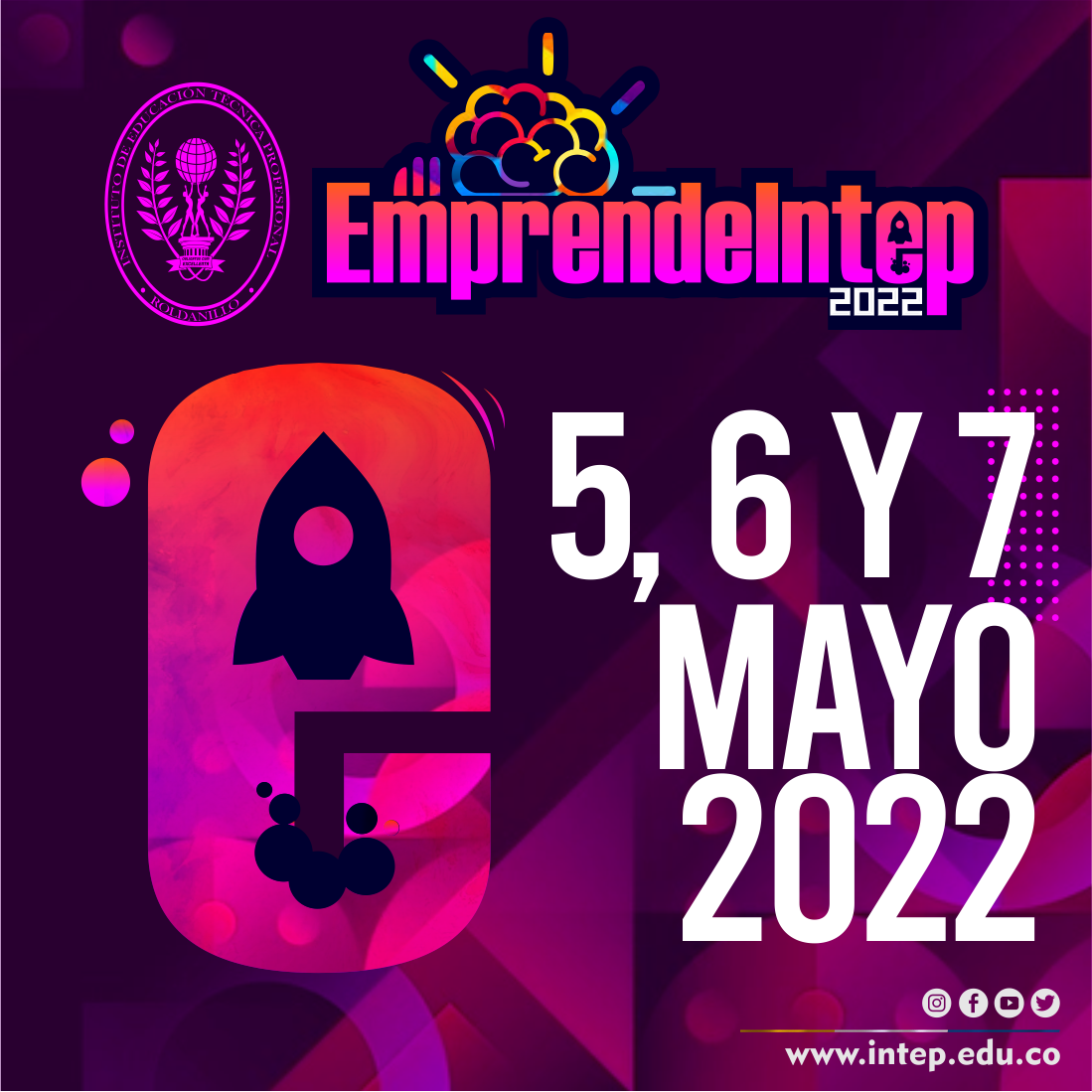 Agenda Evento EMPRENDEINTEP 2022