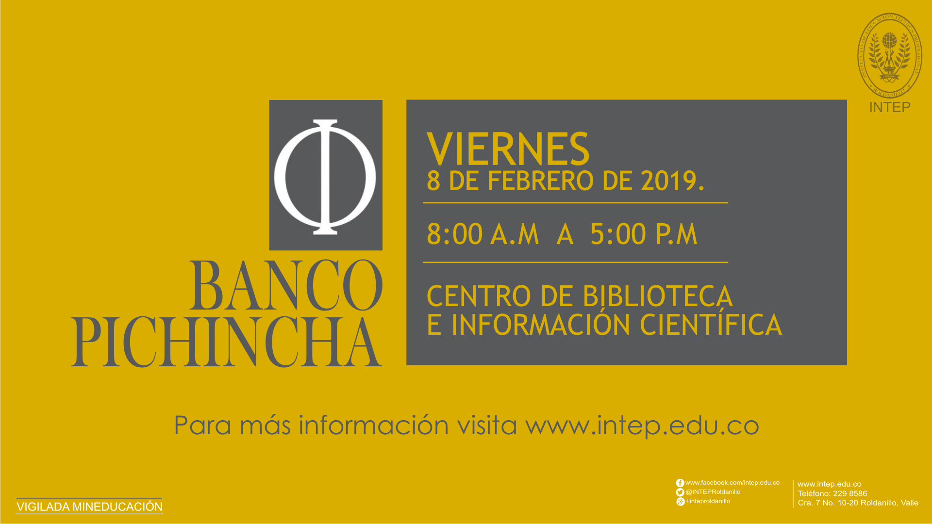 Visita del Banco PICHINCHA