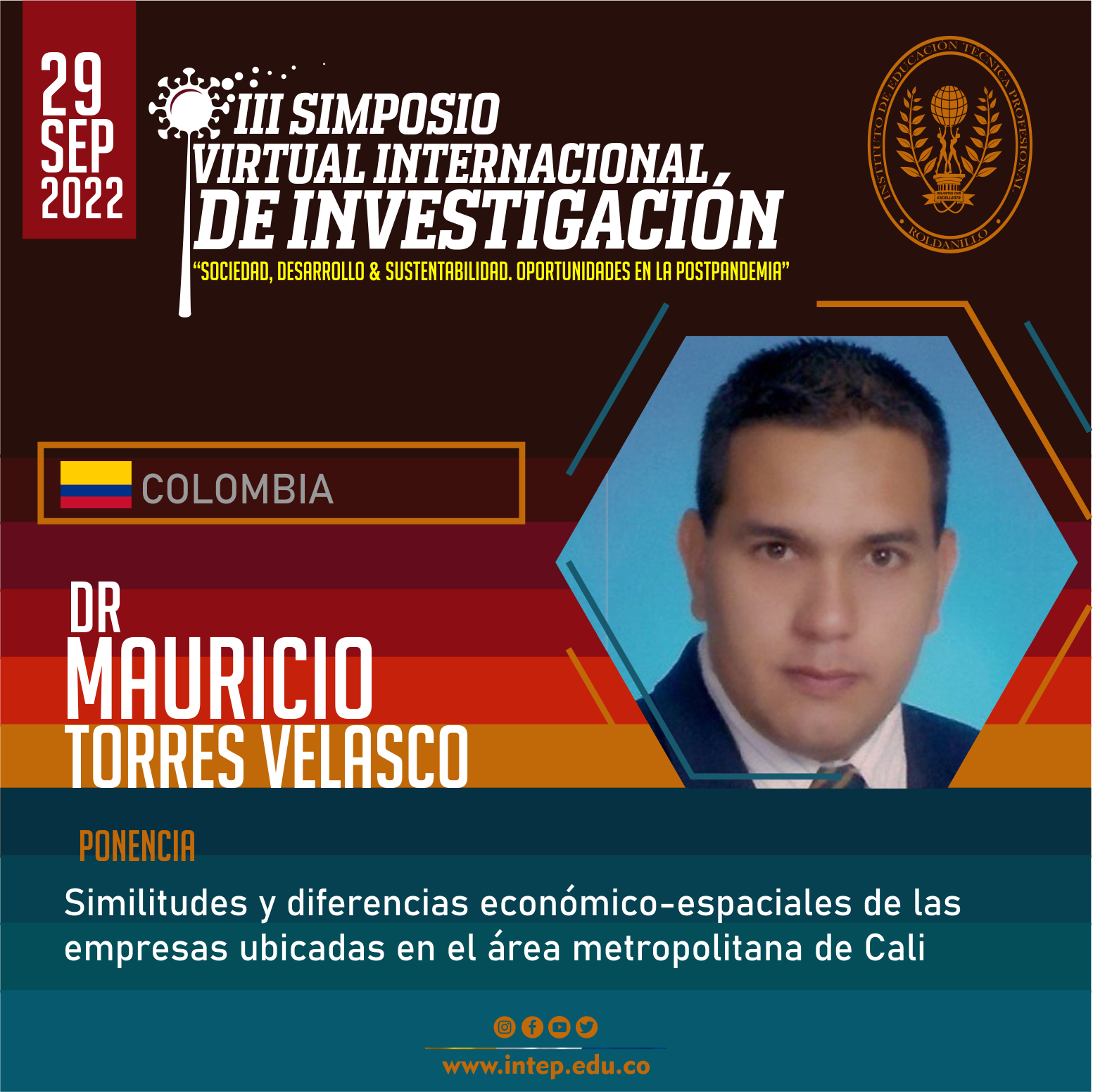 III Simposio Virtual Internacional de Investigación /29 sept 2022