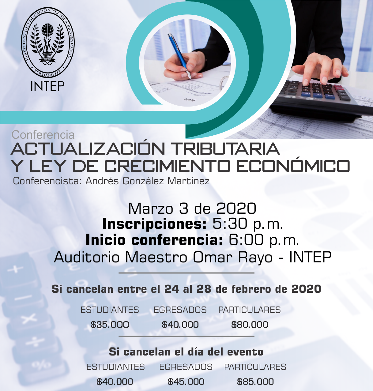 Conferencia Actualización Tributaria y Ley de Crecimiento Económico